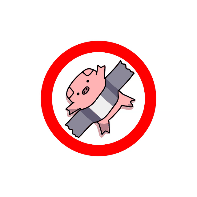 no pork allowed